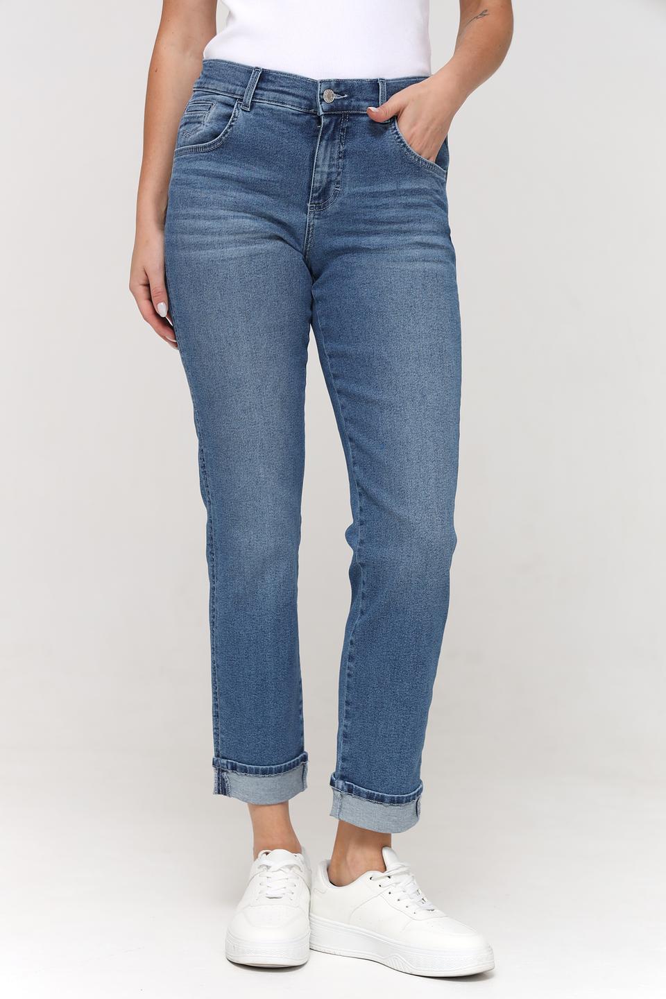 Джинсы Angels укороченные синие