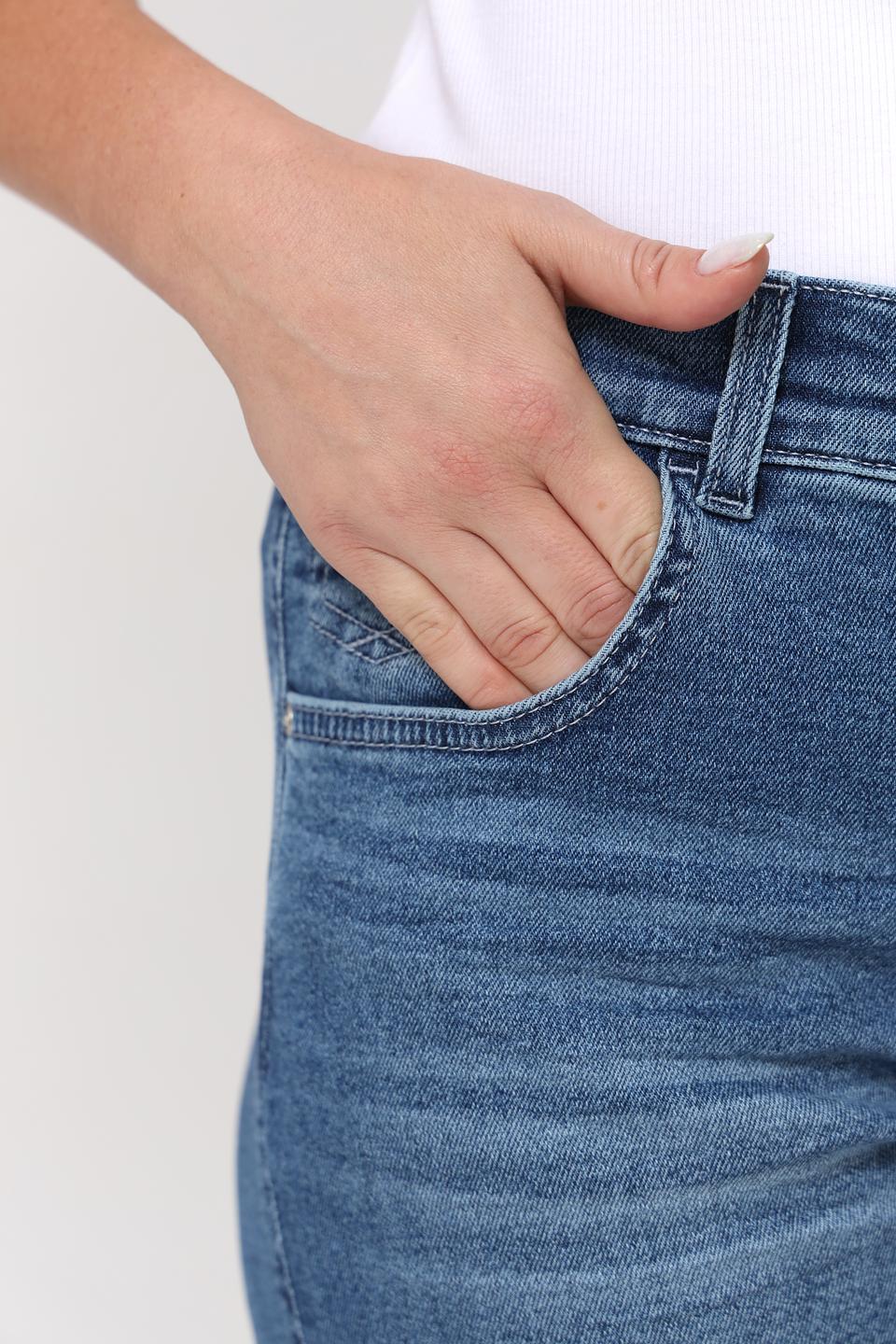 Джинсы Angels укороченные синие