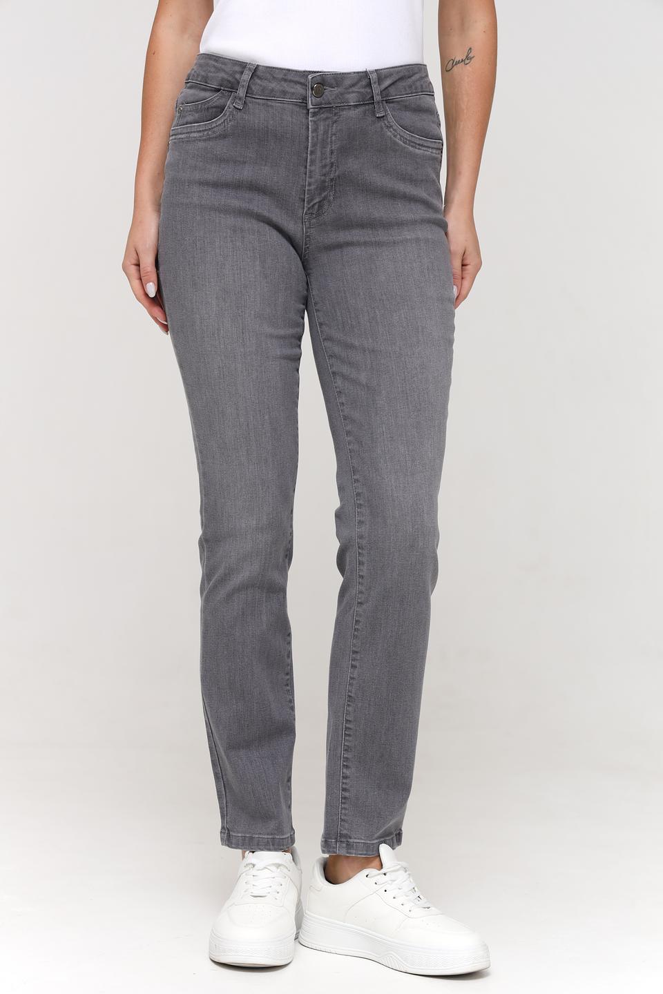 Джинсы Lebek серые прямые