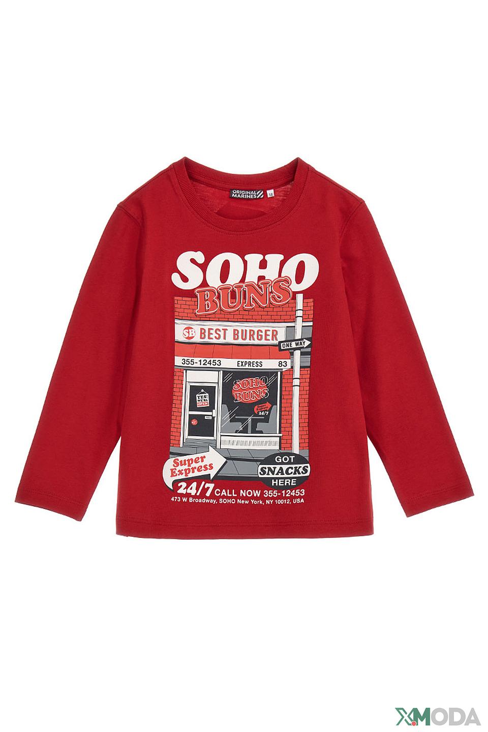 Футболка Original Marines "Soho Buns" красный