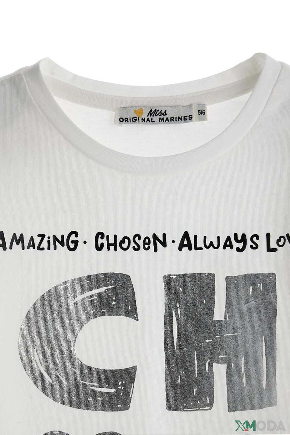 Футболка Original Marines с принтом CHC белый