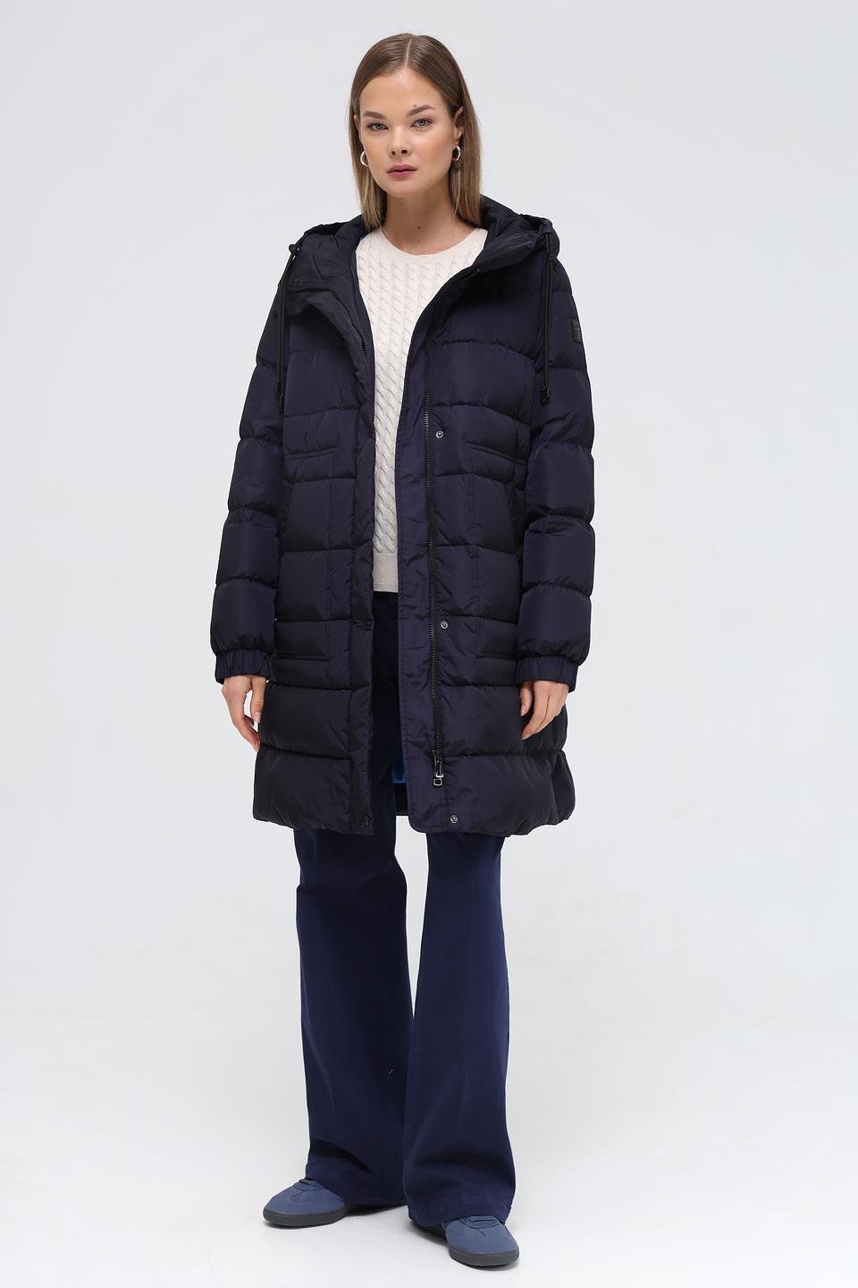 Куртка Marc Cain стеганая тёмно-синяя
