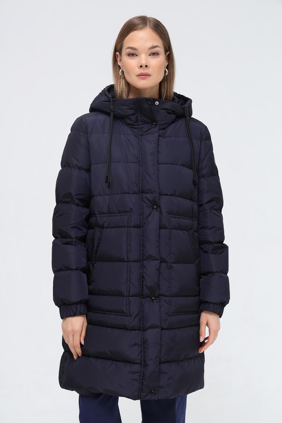 Куртка Marc Cain стеганая тёмно-синяя