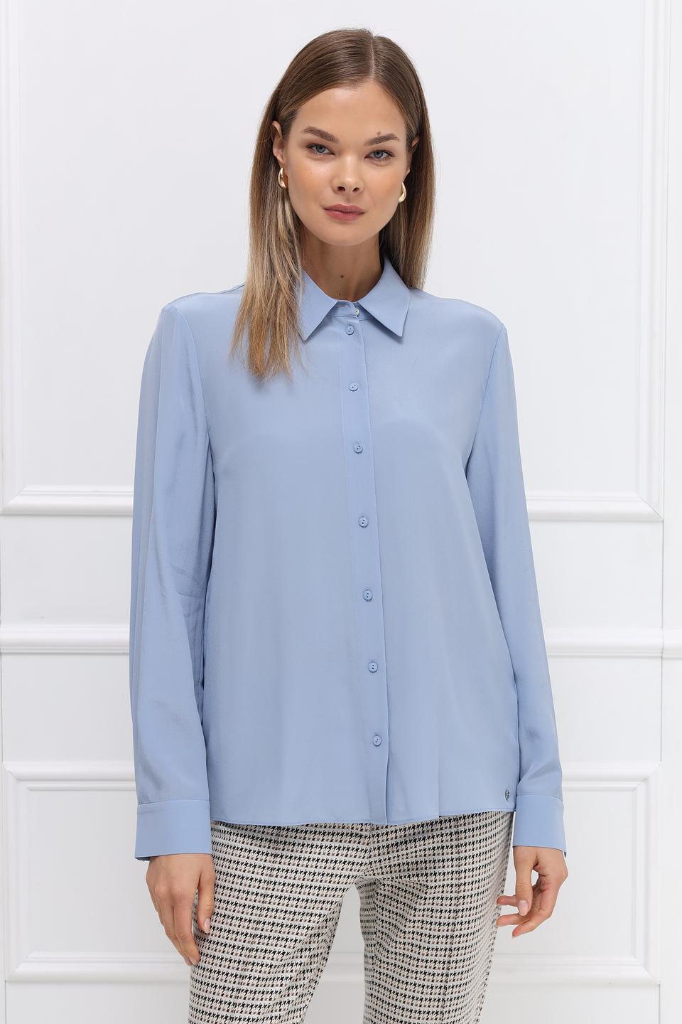 Рубашка Marc Cain голубая
