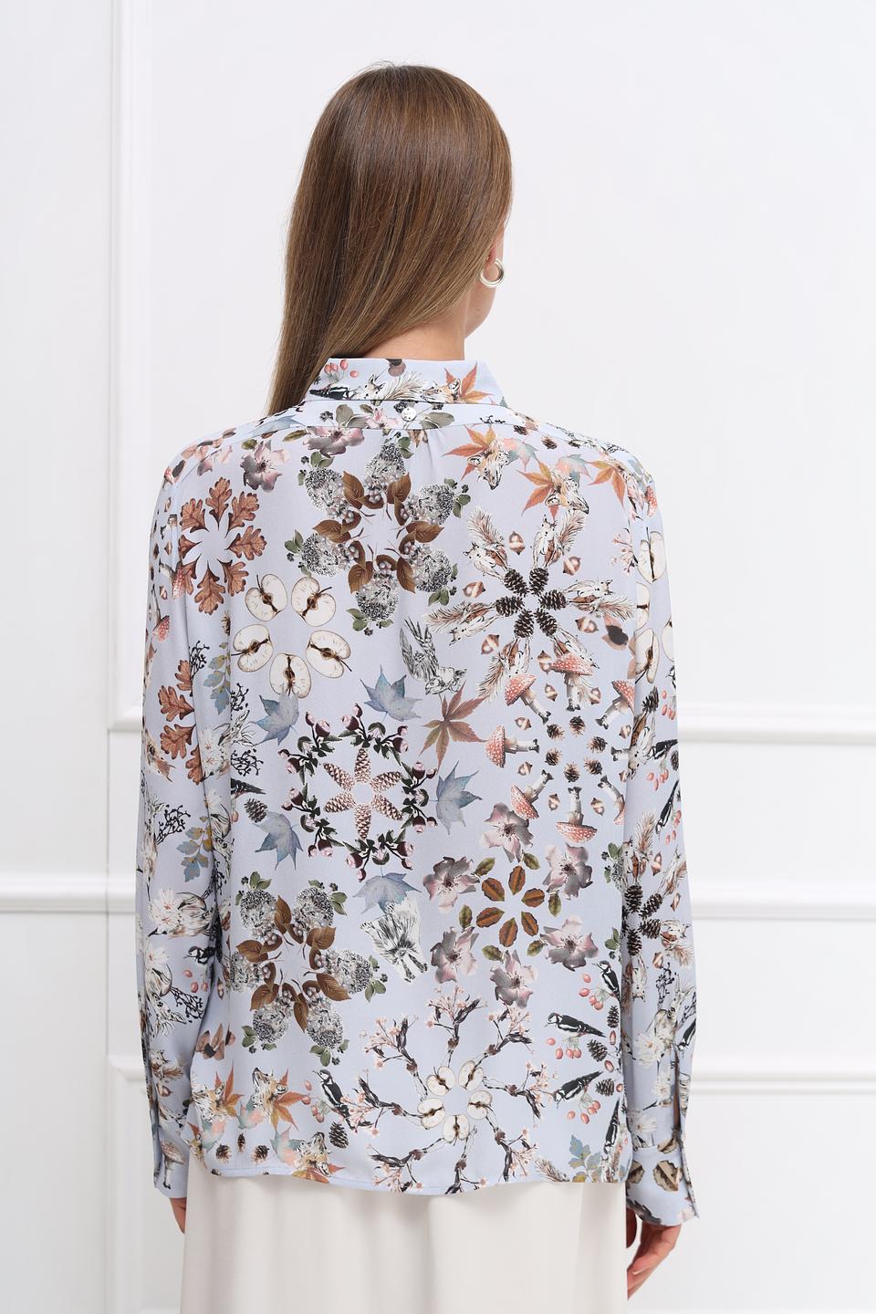 Блуза Marc Cain с цветочным принтом