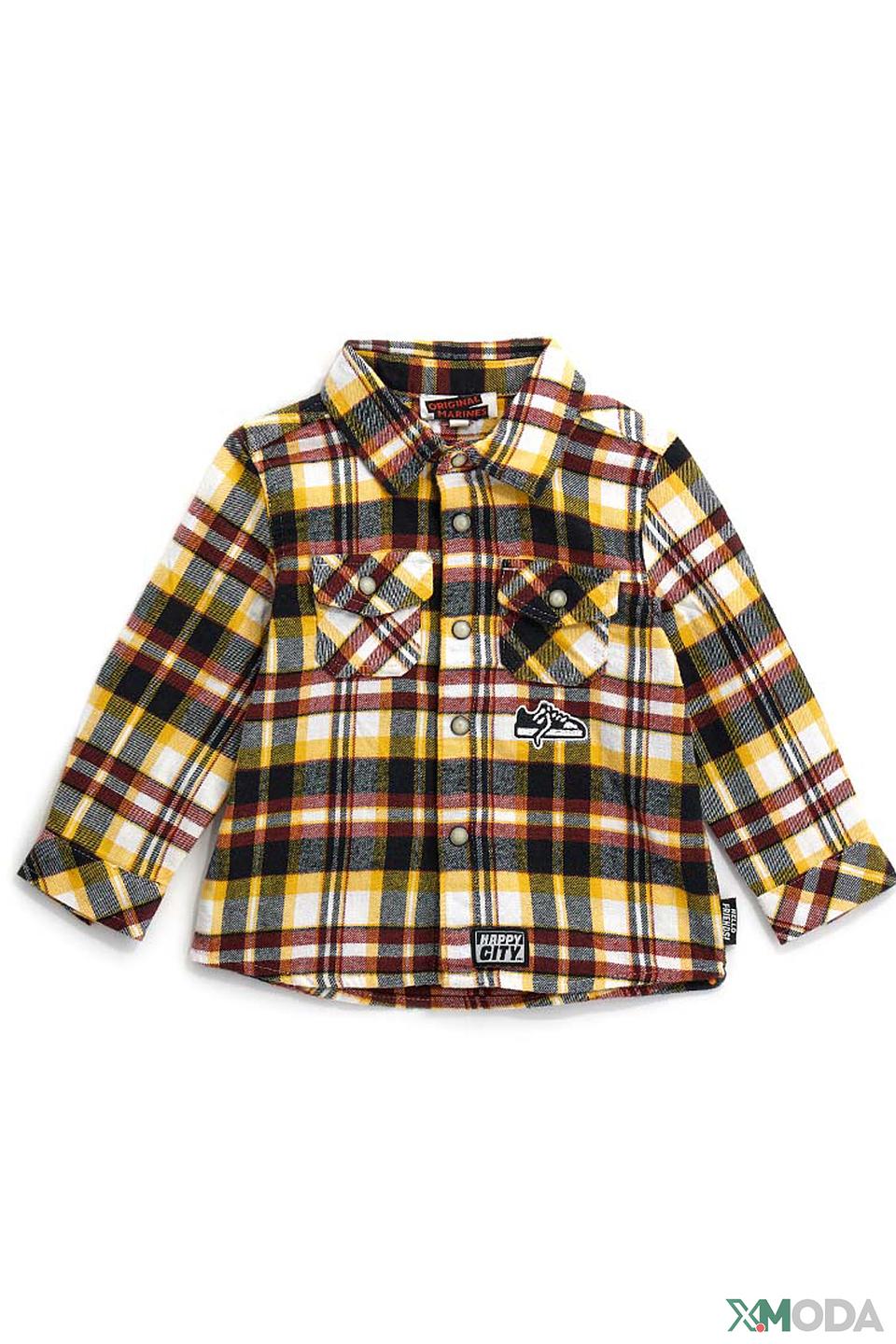 Рубашка Original Marines в клетку мультиколор