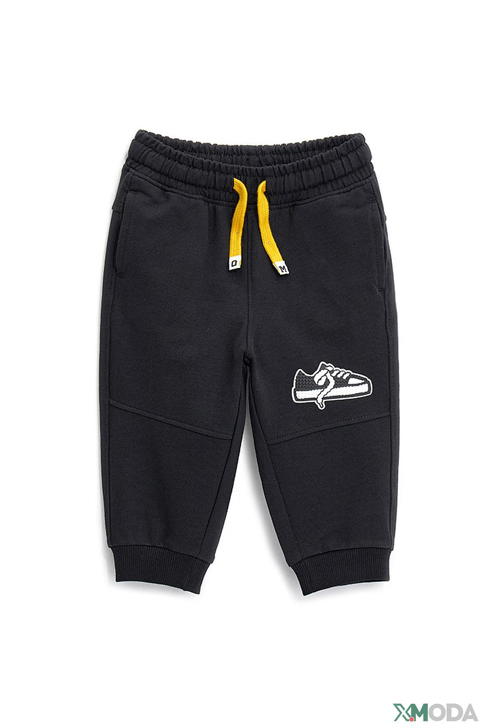 Брюки Original Marines чёрные с принтом