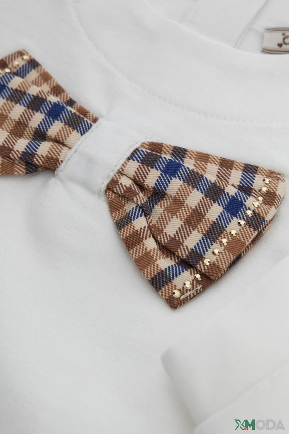 Свитшот Original Marines дев. с бантиком белый