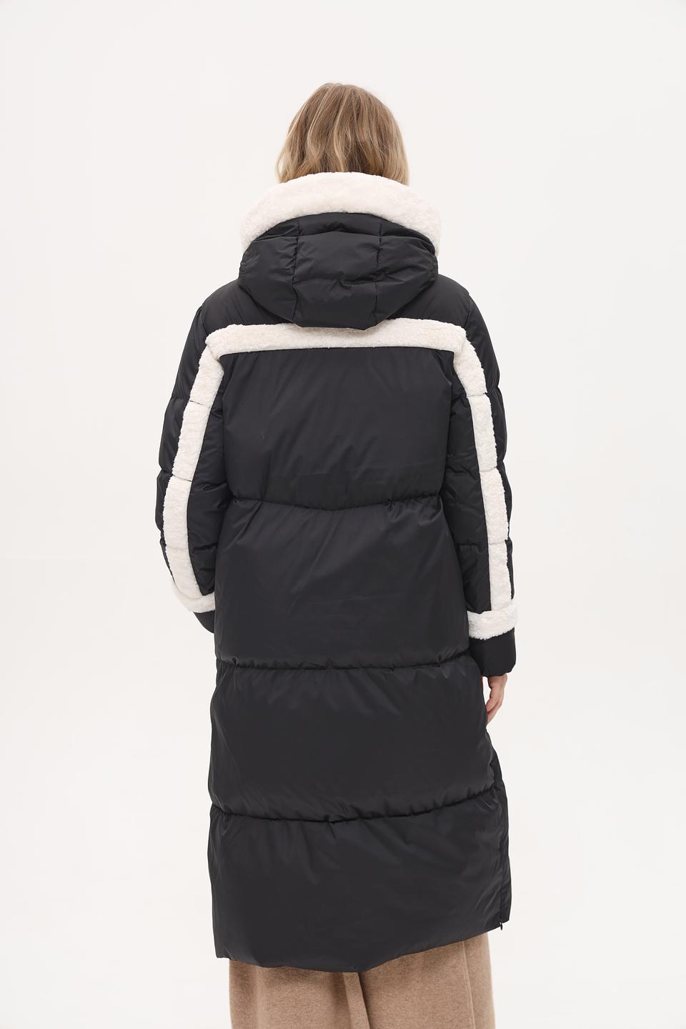 Пальто Heyer чёрное стеганое