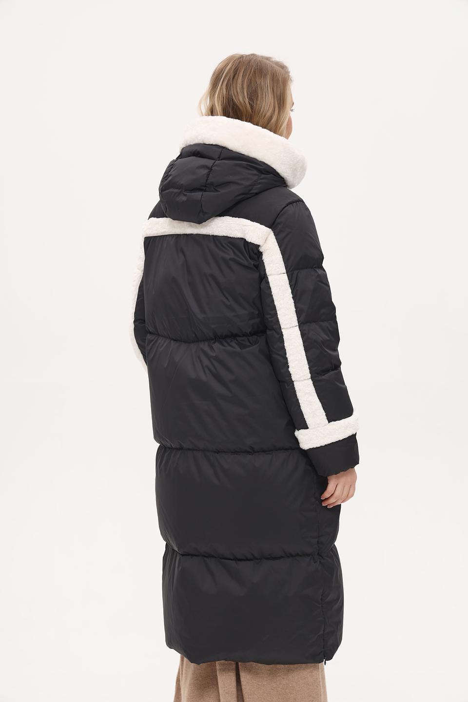 Пальто Heyer чёрное стеганое