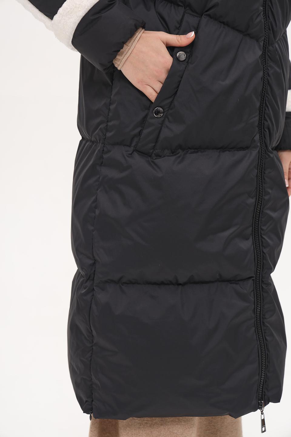 Пальто Heyer чёрное стеганое