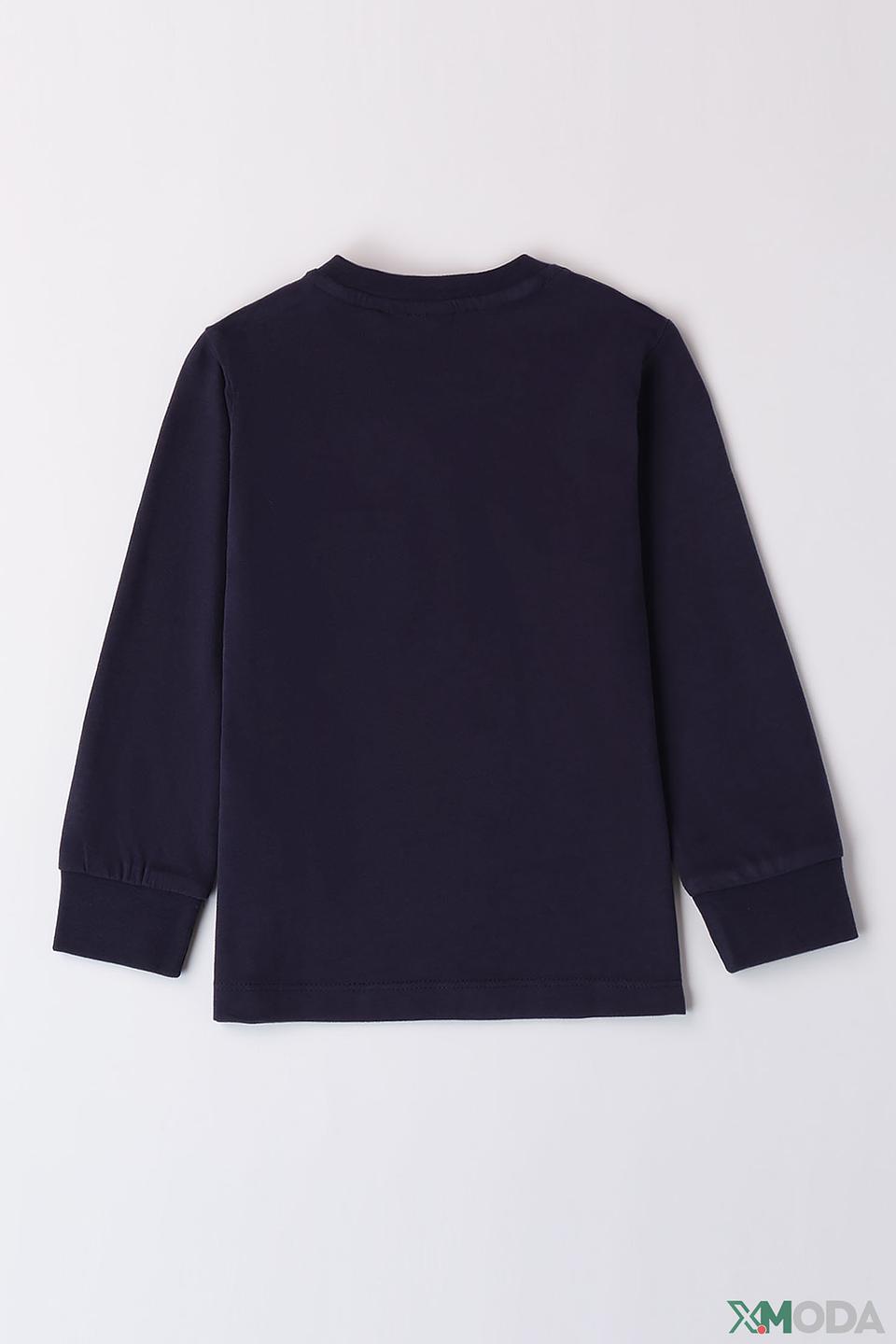 Джемпер Sarabanda тёмно-синий с принтом