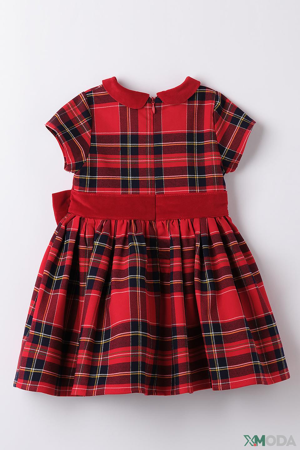 Платье Sarabanda в клетку красное