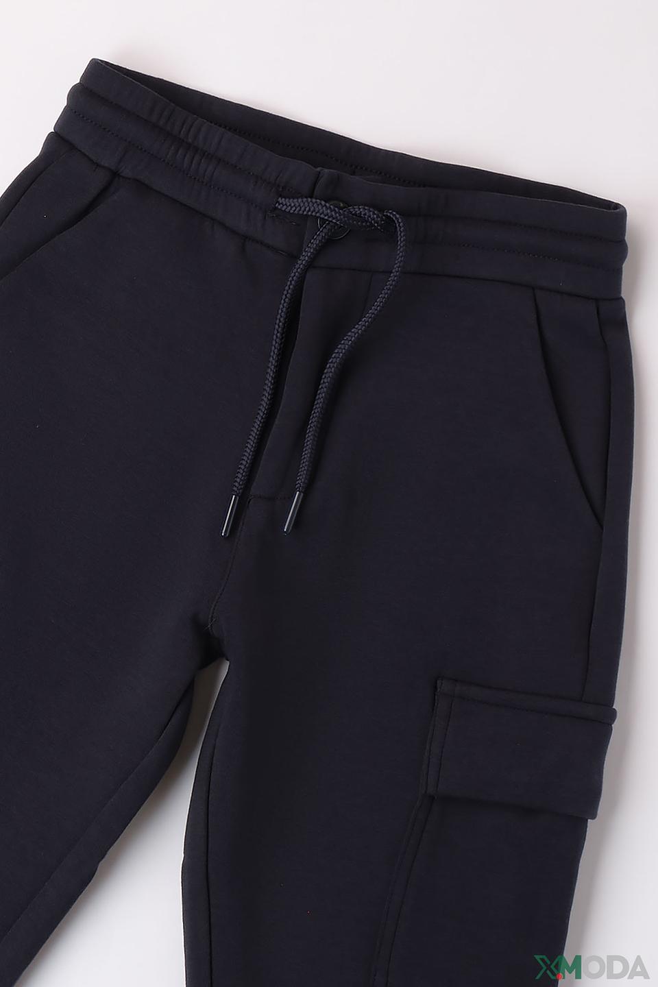 Брюки Ido тёмно-синие с карманами