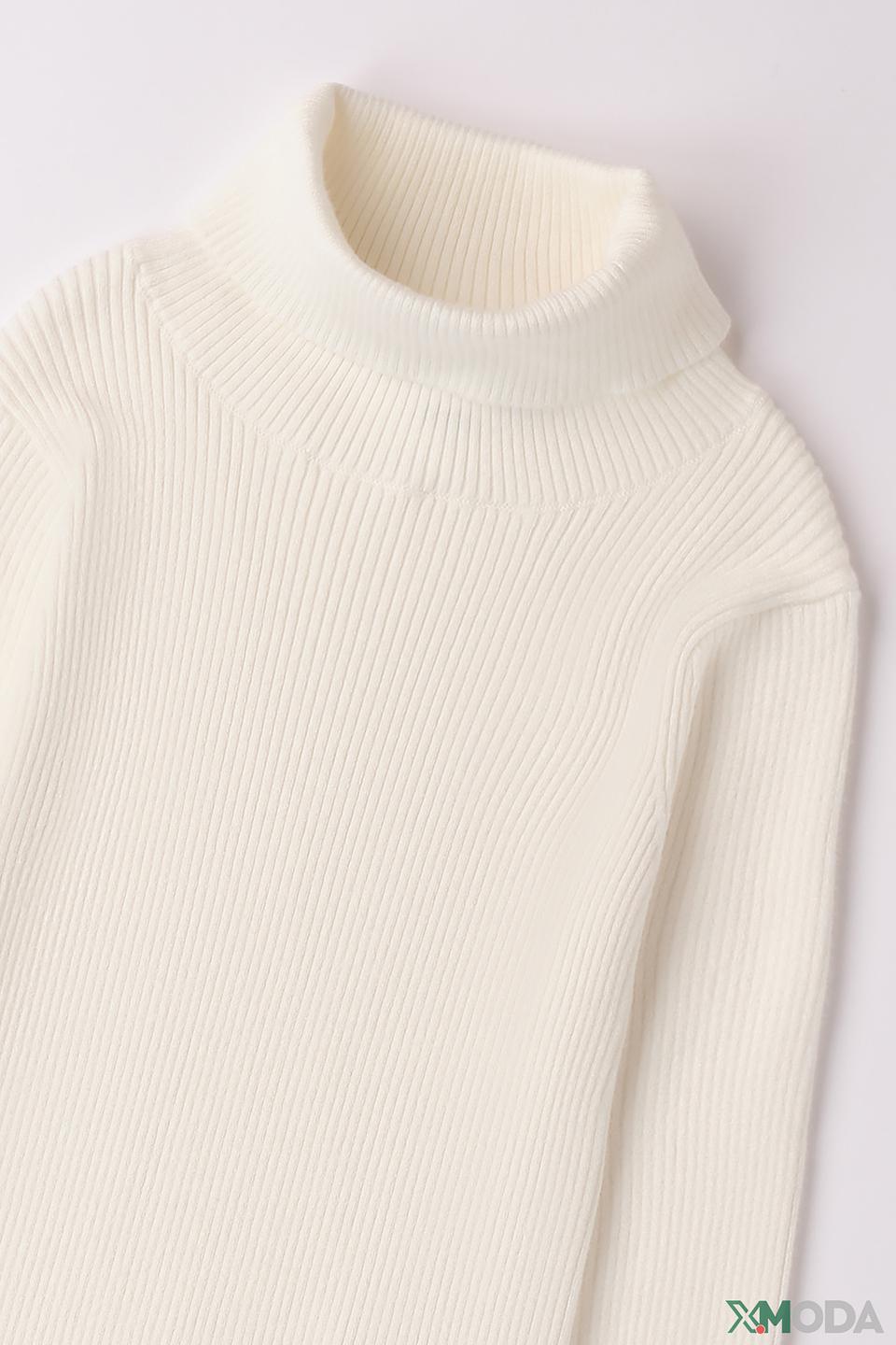 Джемпер Ido дев. с горлом кремовый