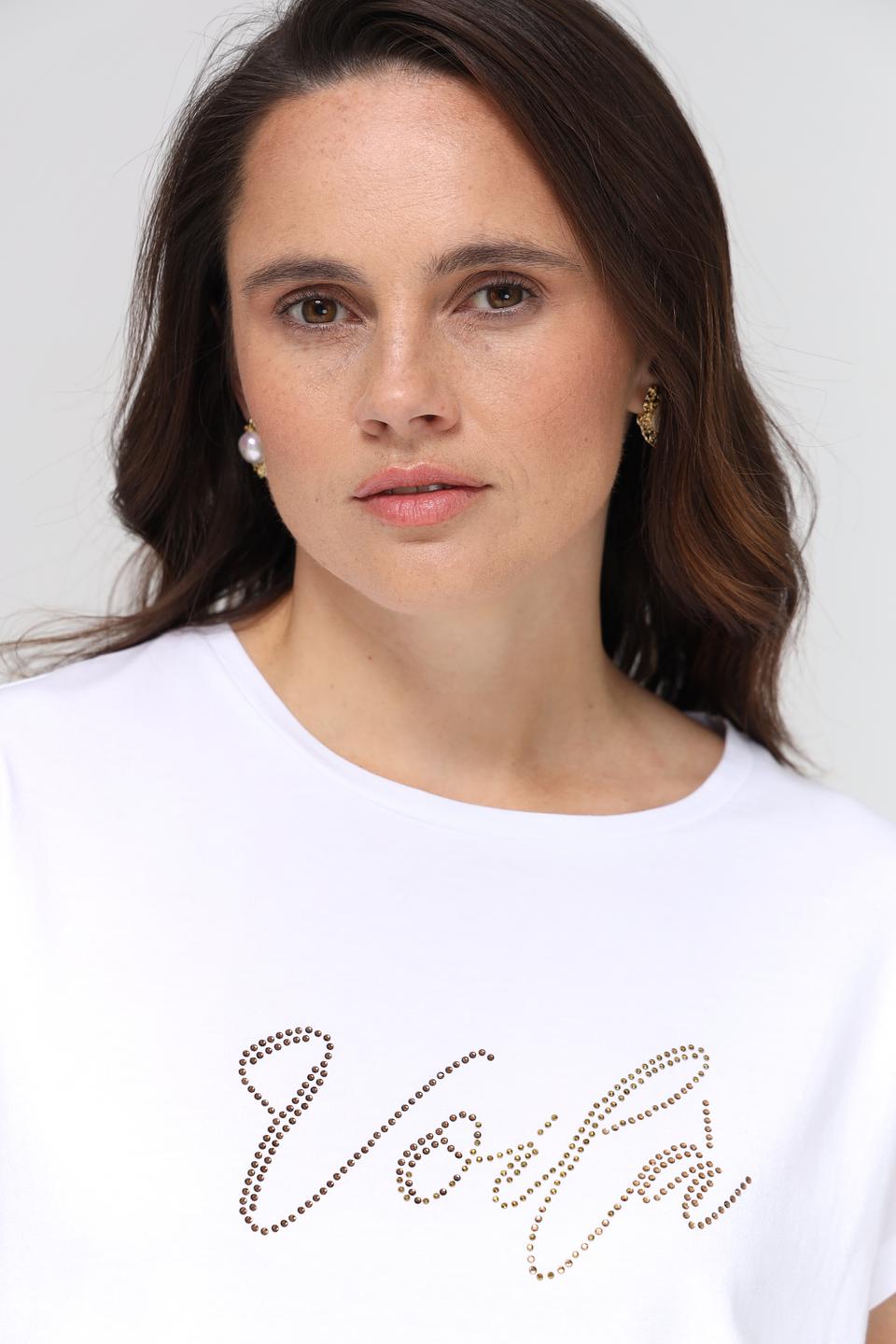 Футболка More and More с логотипом