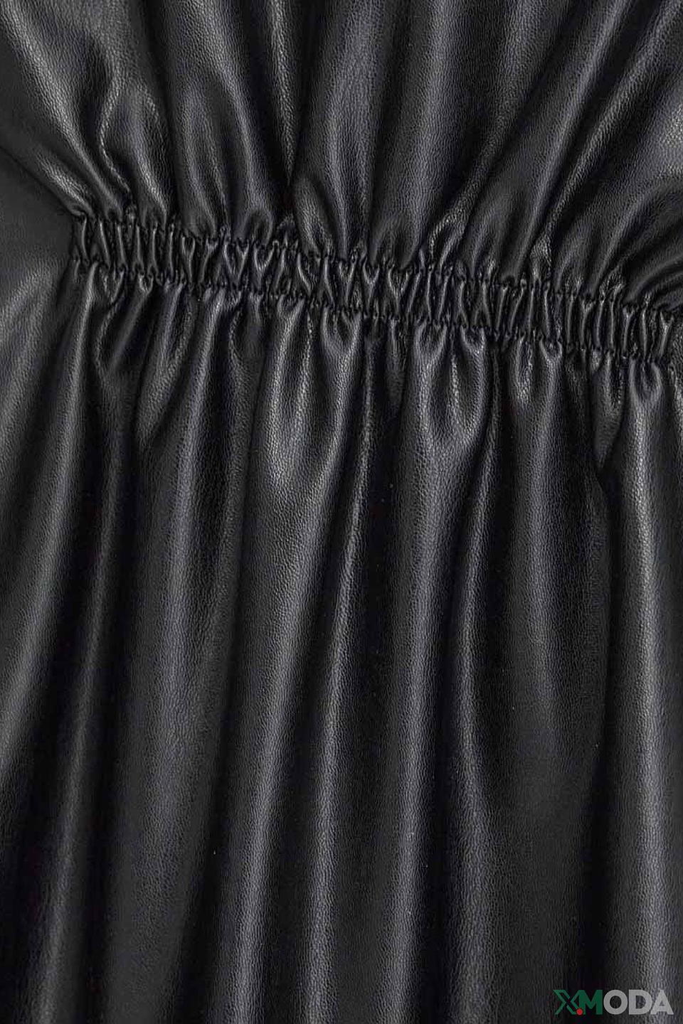 Платье Original Marines дев. из экокожи чёрное