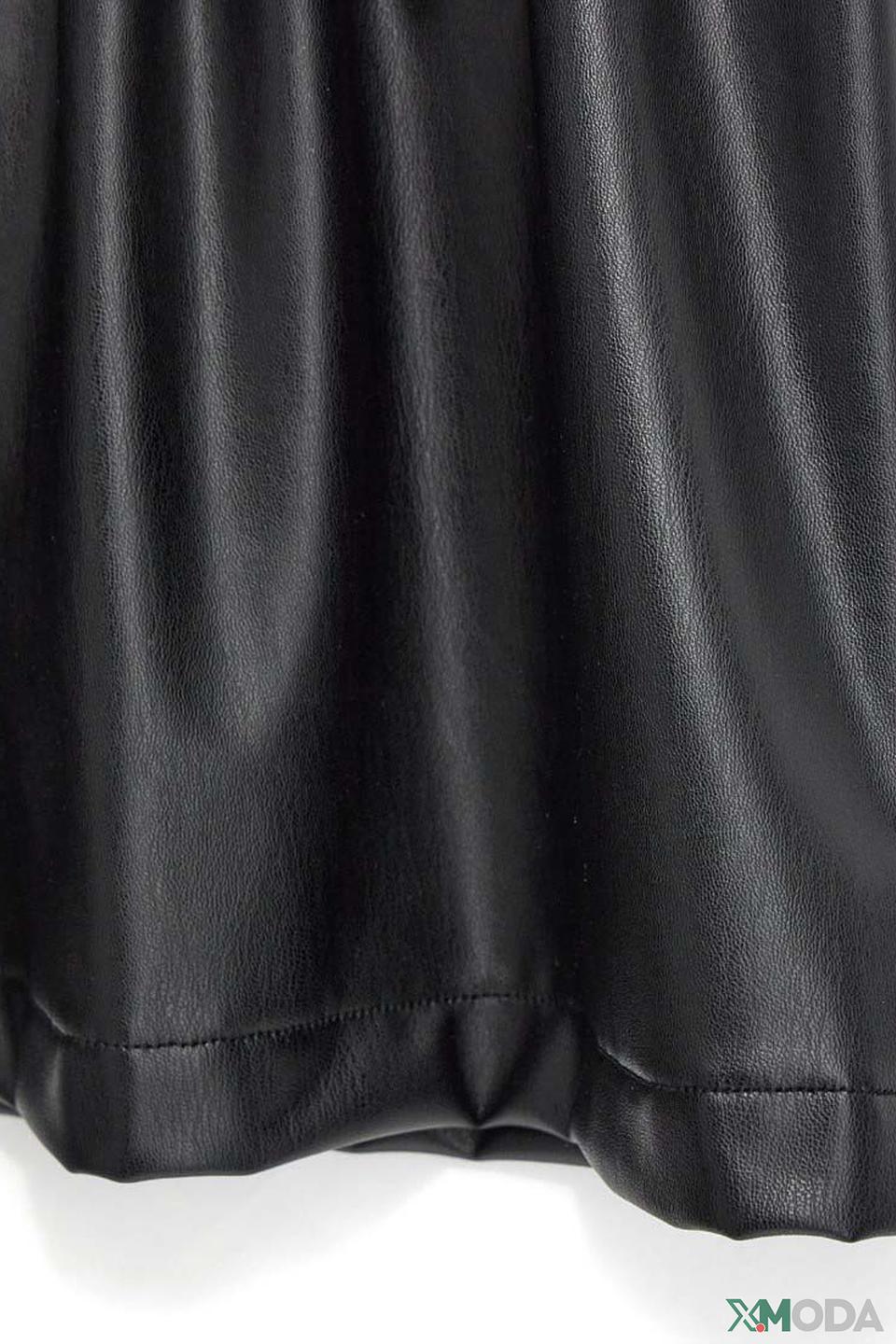 Платье Original Marines дев. из экокожи чёрное