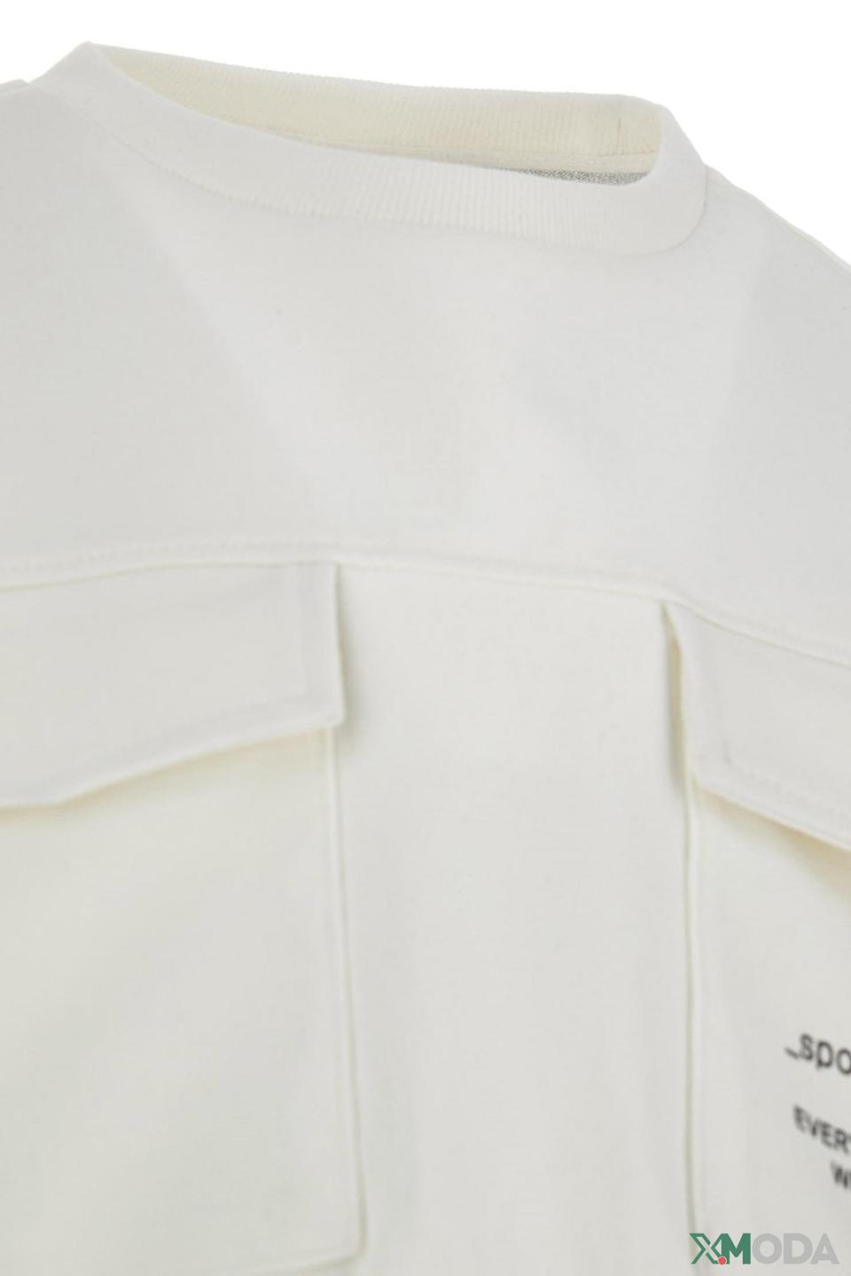 Пуловер Original Marines белый с карманом