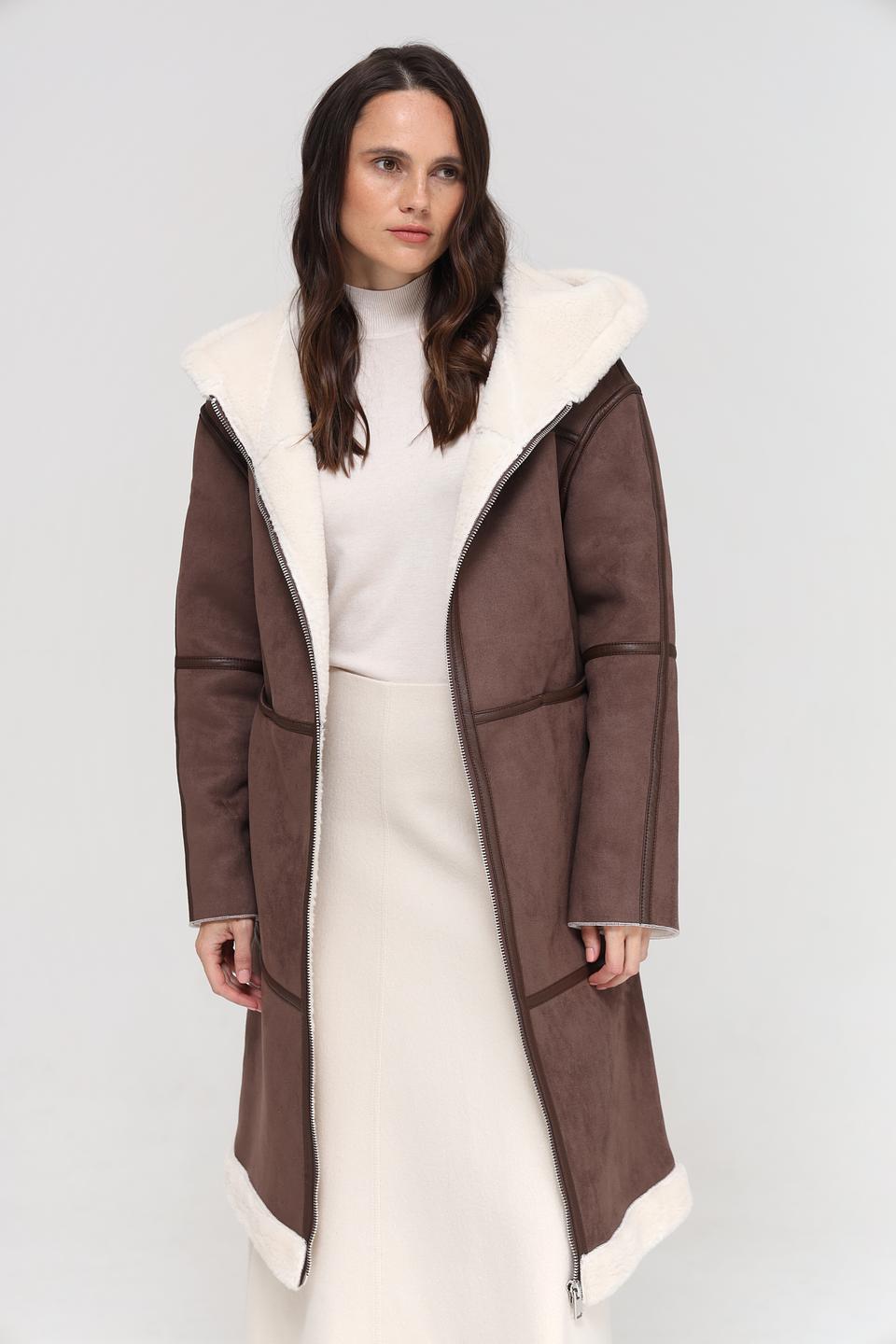 Пальто Electra style дублёнка