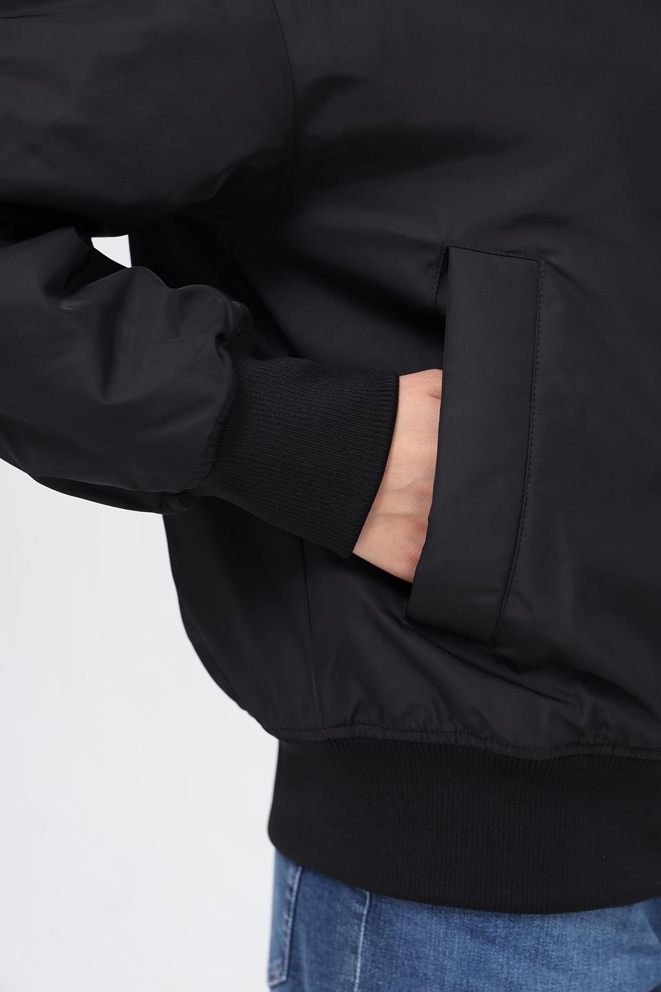 Куртка Marc O Polo DENIM с меховым воротником чёрная