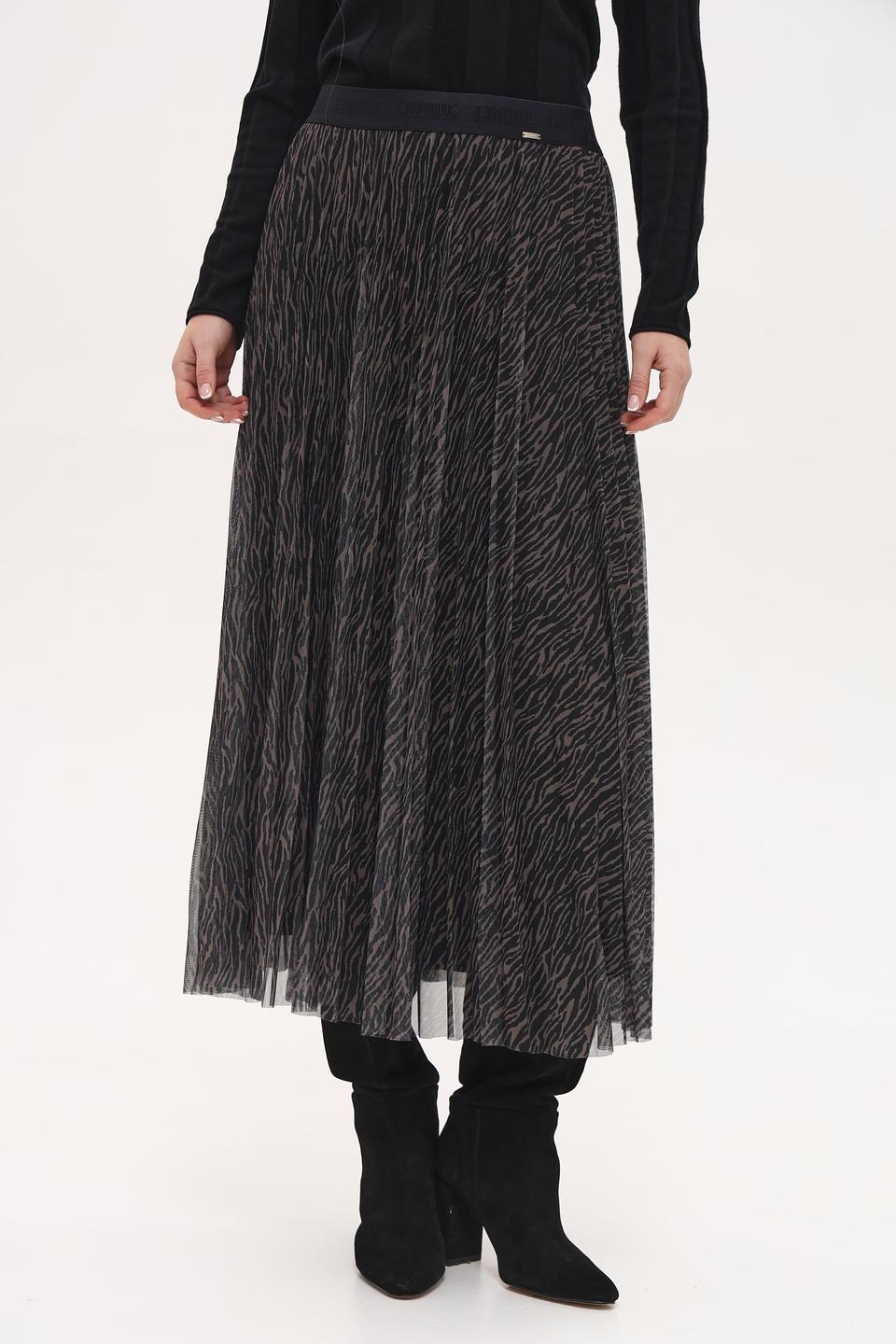 Юбка Cinque с принтом зебра