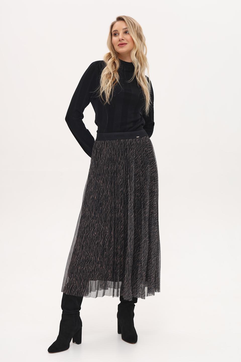 Юбка Cinque с принтом зебра