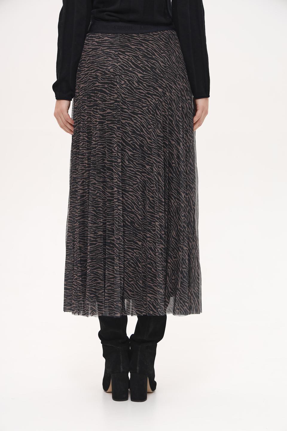 Юбка Cinque с принтом зебра