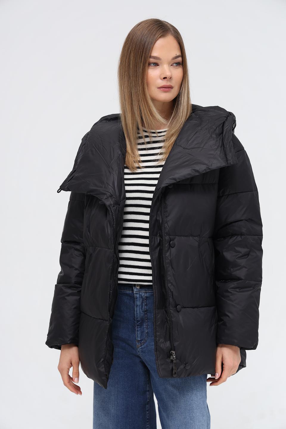 Куртка Beatris чёрная стеганая
