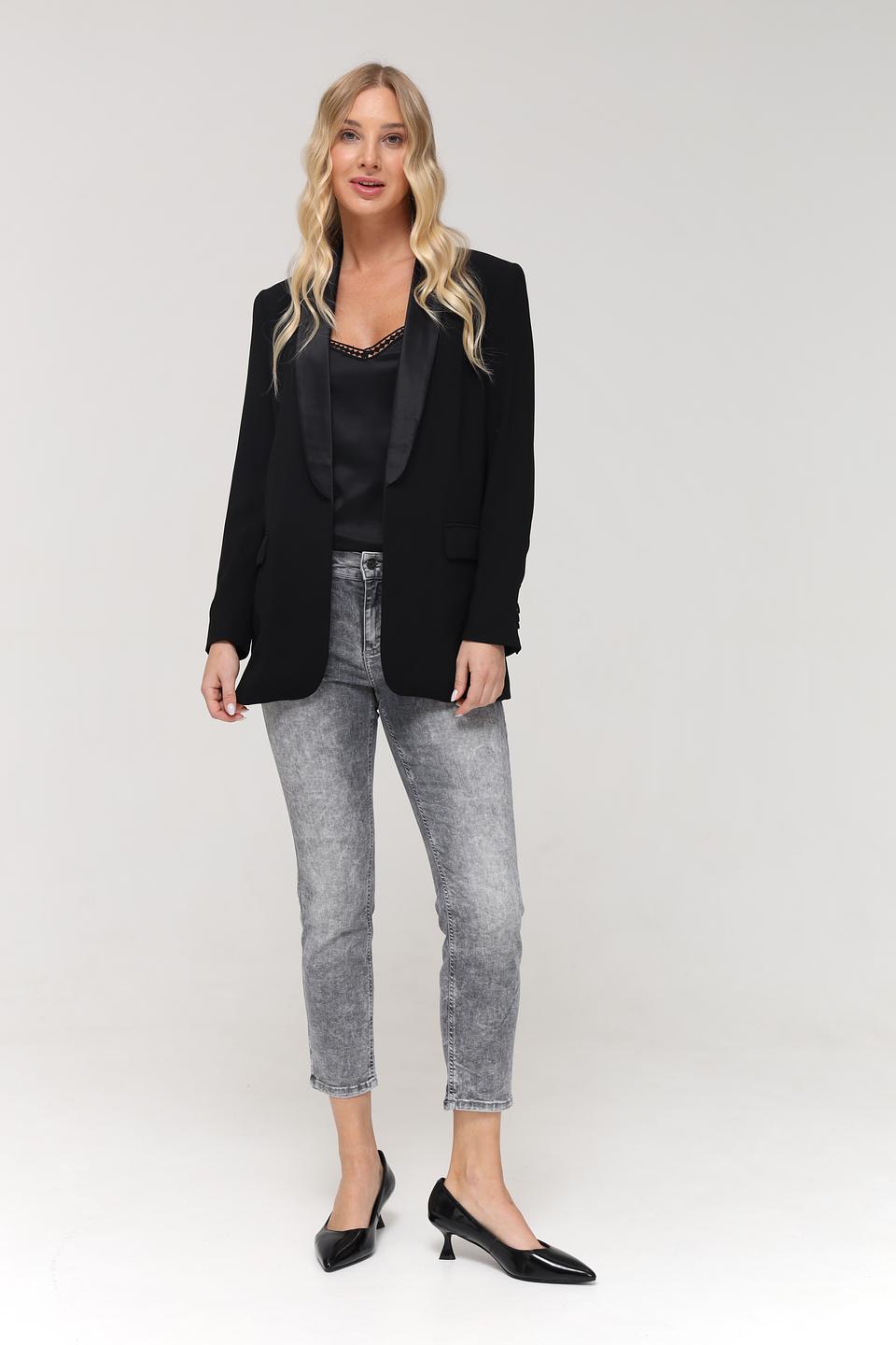 Джинсы Angels серые с потертостями