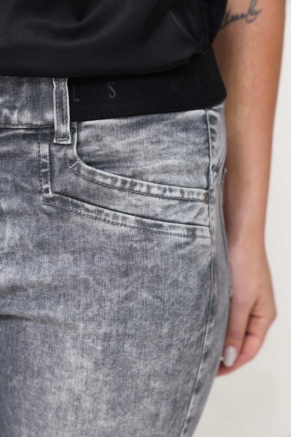 Джинсы Angels серые с потертостями