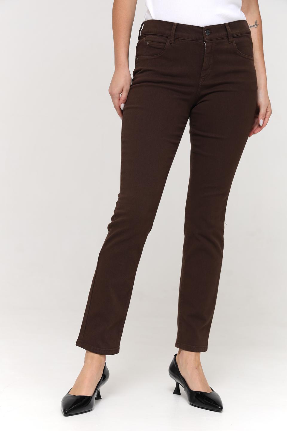 Джинсы Gardeur коричневые прямые