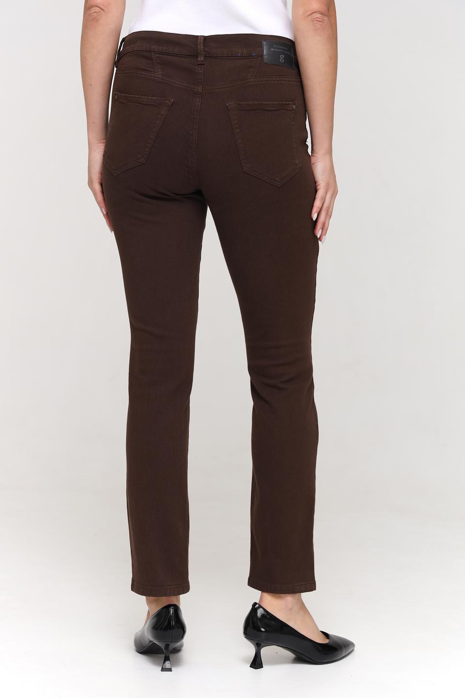 Джинсы Gardeur коричневые прямые