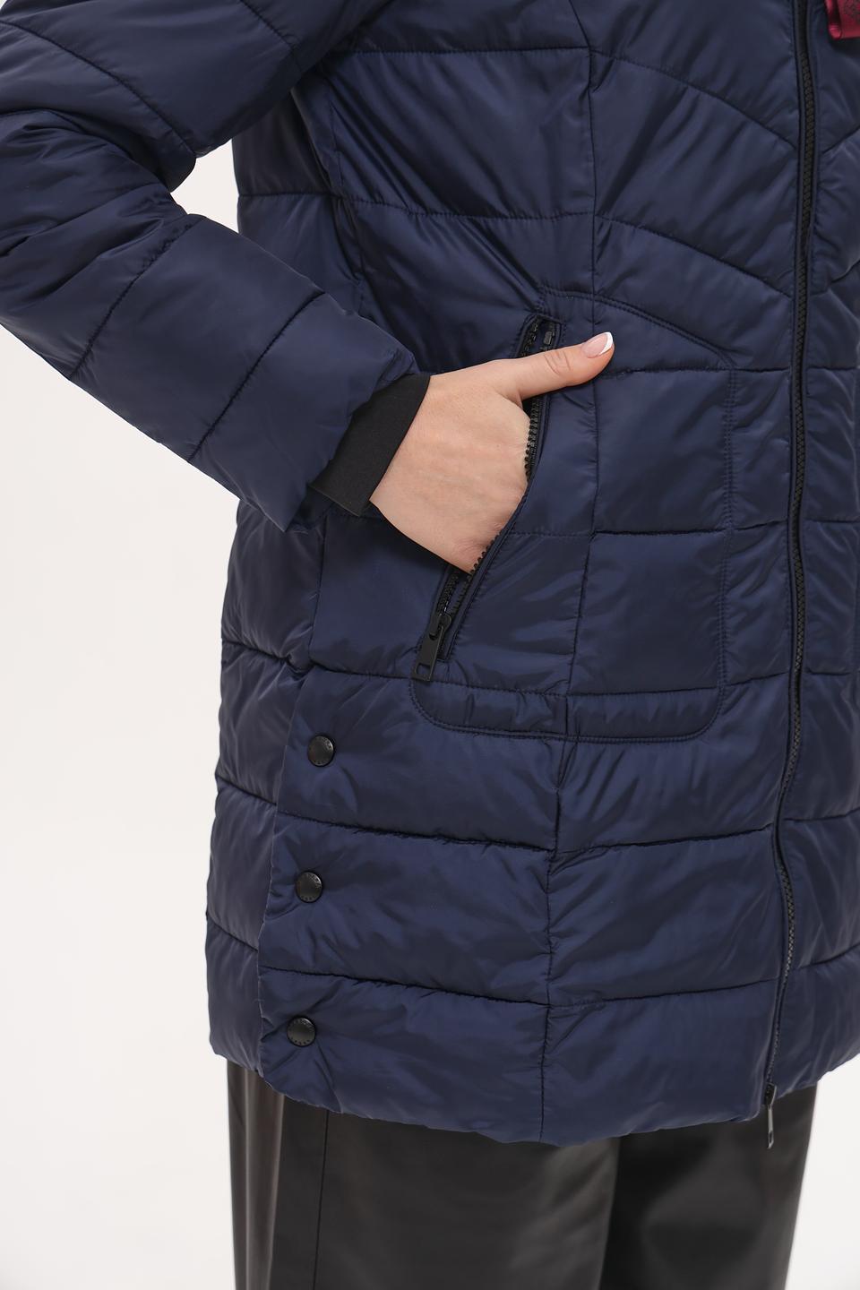 Куртка Lebek стеганая синяя