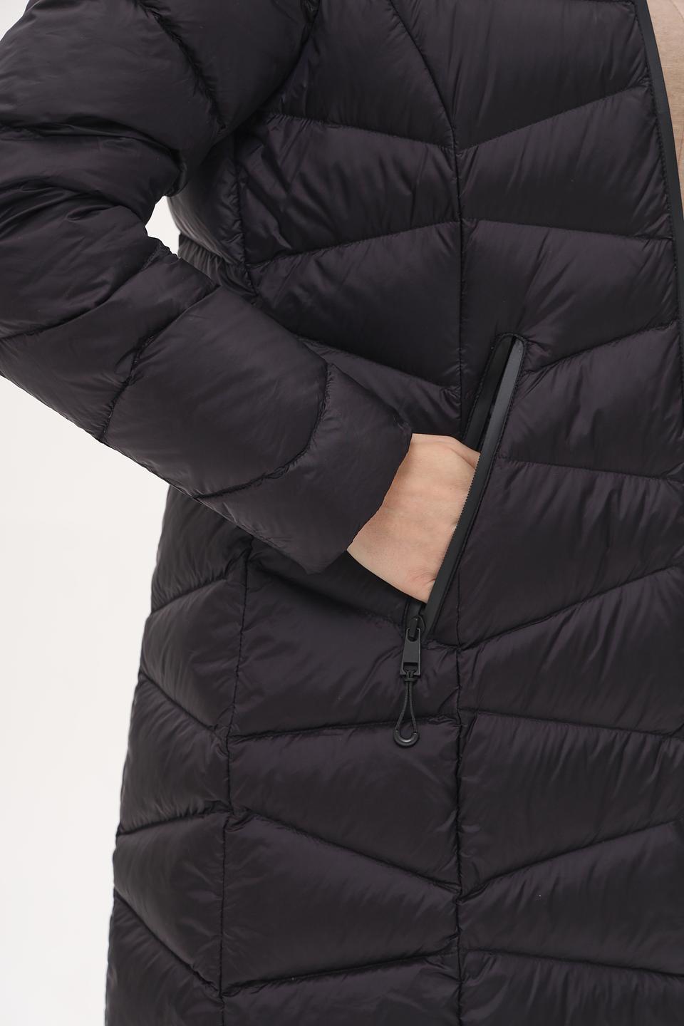 Пальто Lebek стеганое чёрное