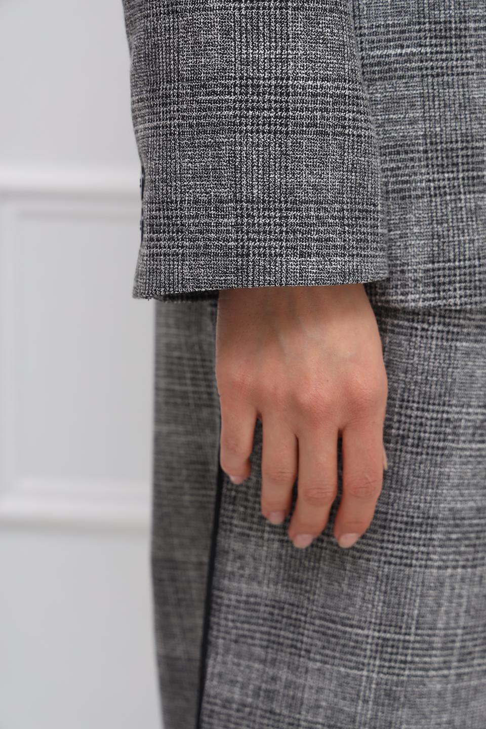 Жакет Catnoir в клетку серый