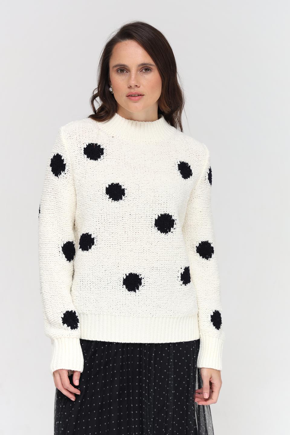 Пуловер Rich and Royal в горошек