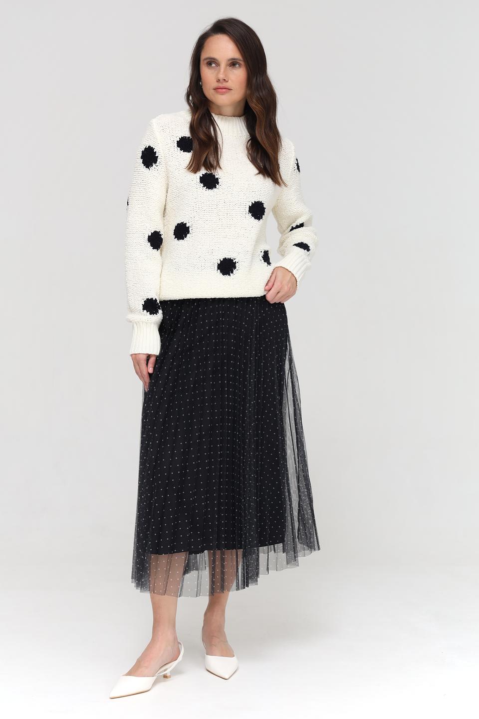 Пуловер Rich and Royal в горошек