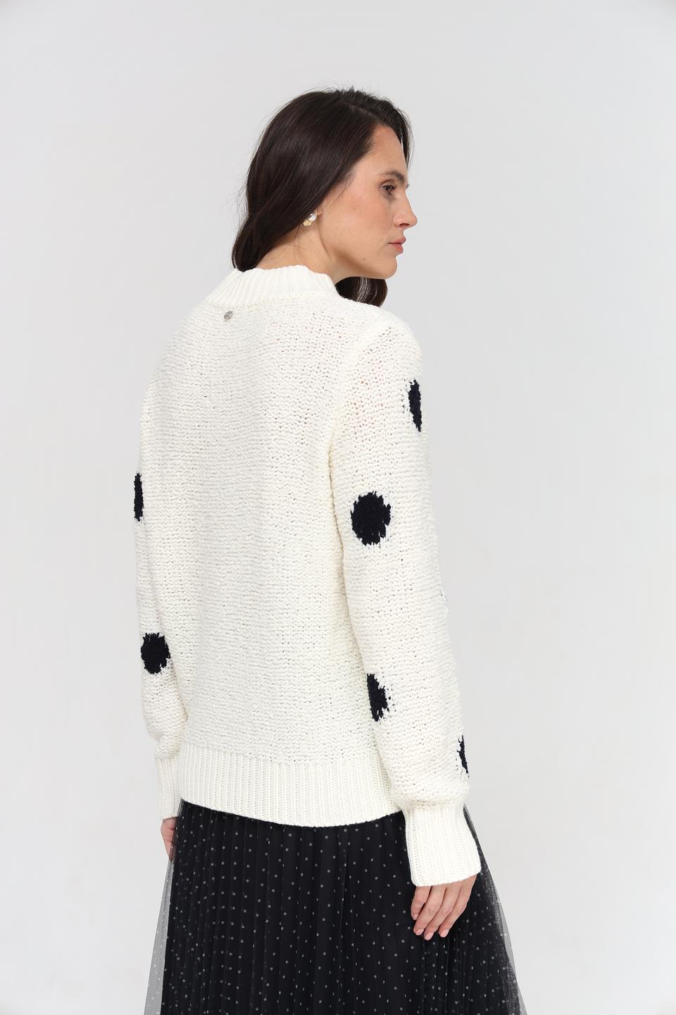 Пуловер Rich and Royal в горошек