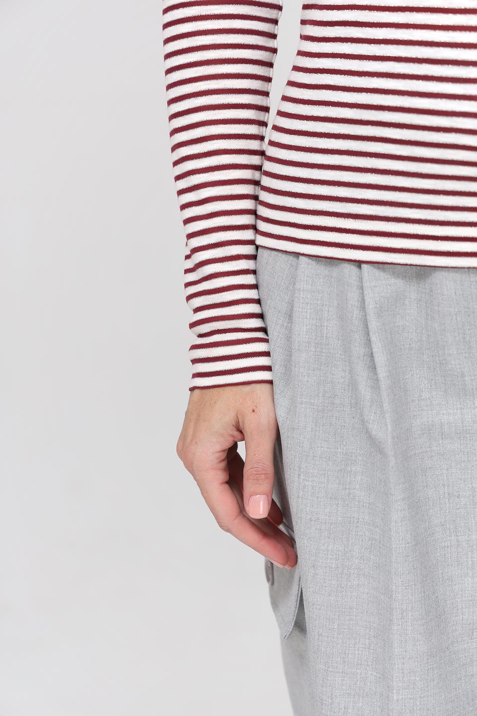 Футболка Rich and Royal в полоску бордовый