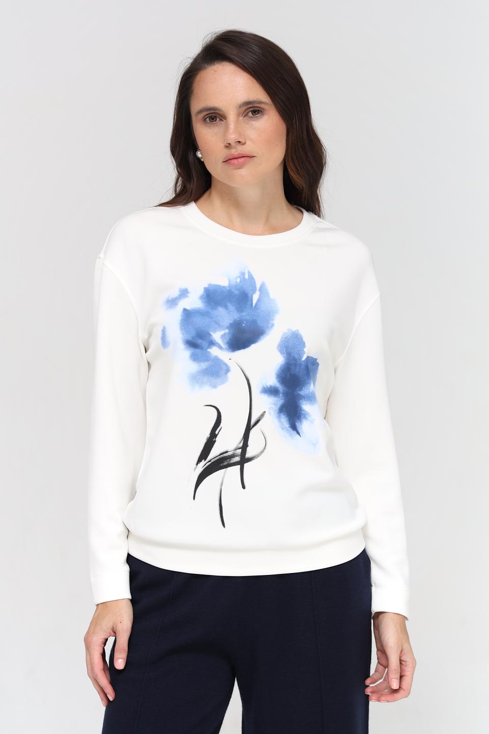 Пуловер Gerry Weber с цветочным принтом