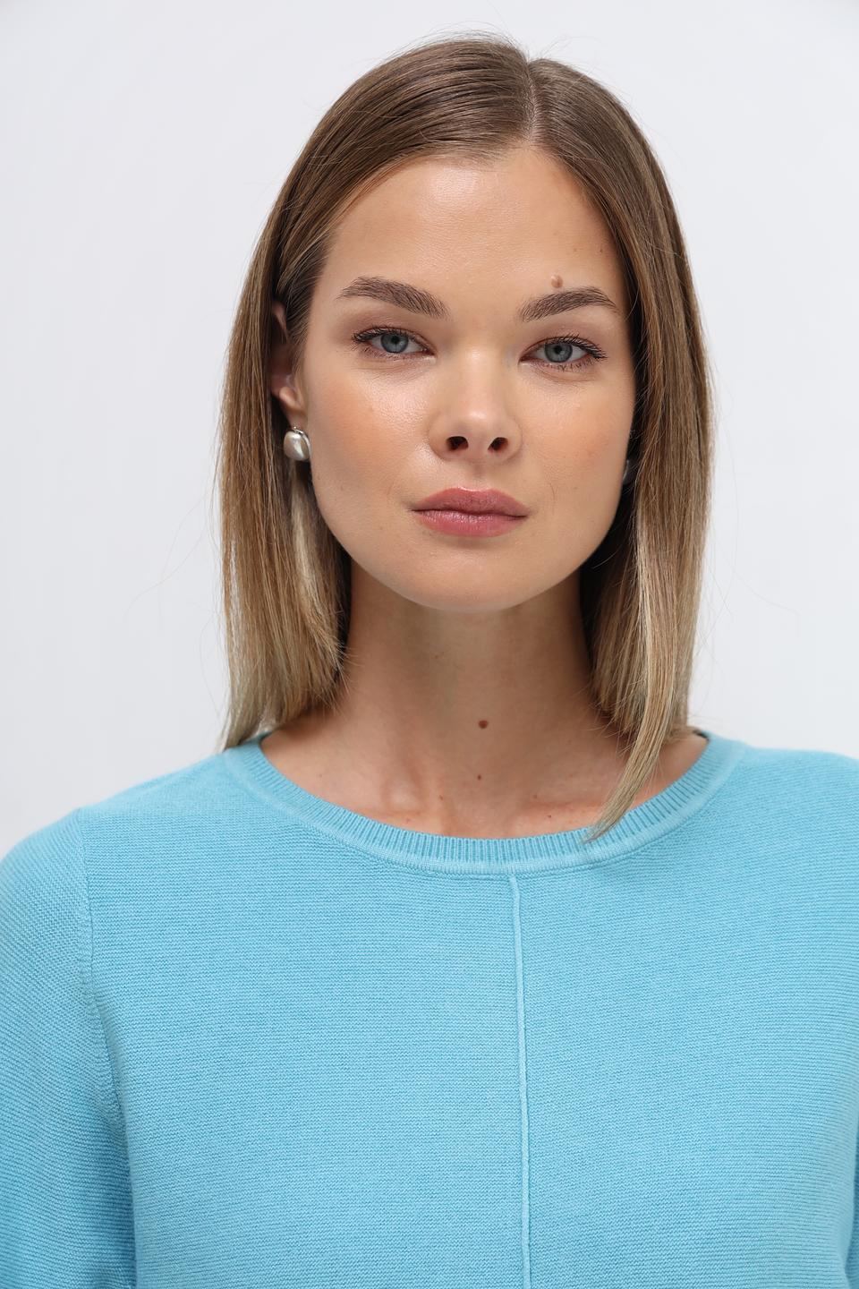 Пуловер Rabe collection бирюзовый