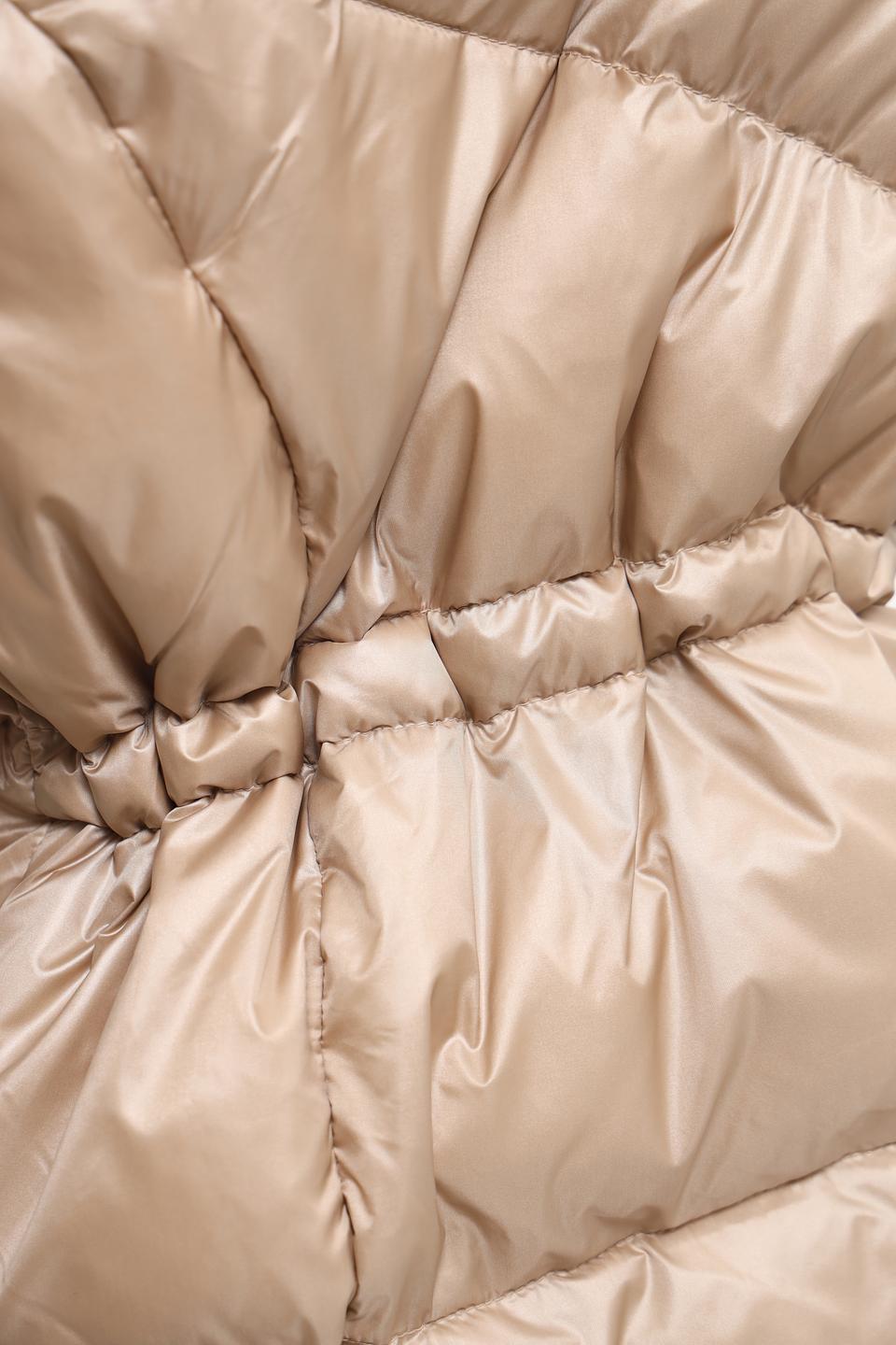 Куртка White Label стеганая бежевая