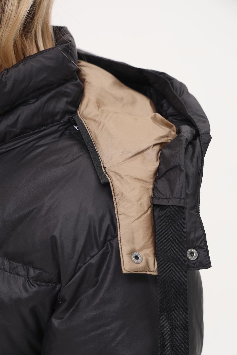 Пальто White Label стеганое чёрное