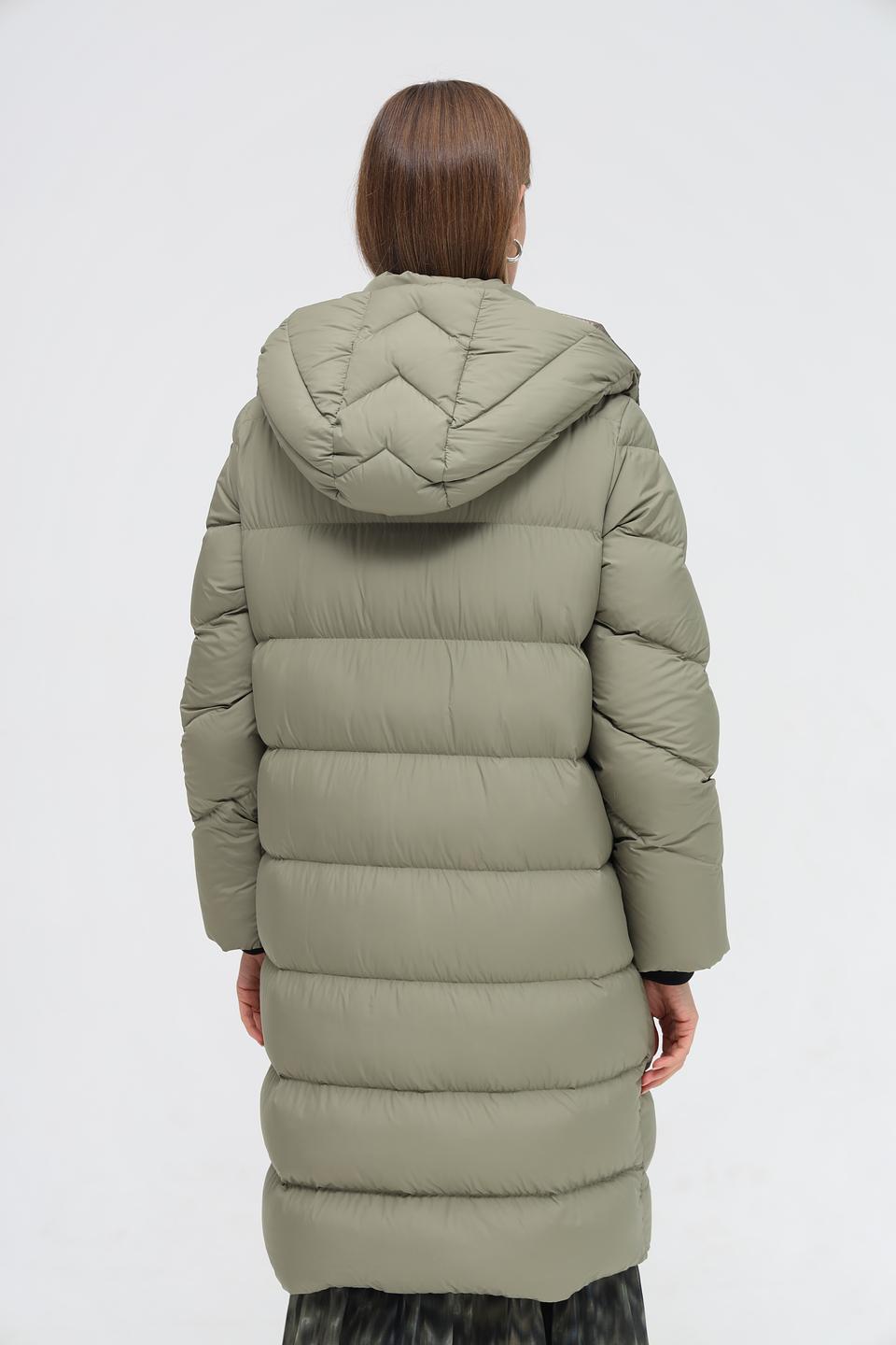 Пальто Milestone стеганое хаки