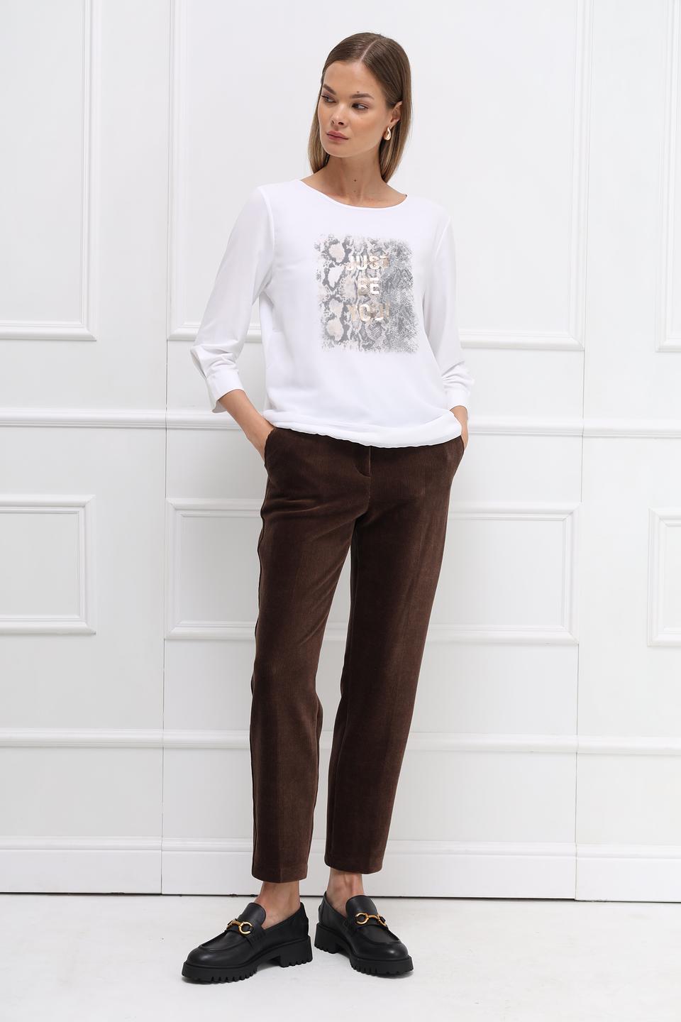 Блуза Bianca с принтом