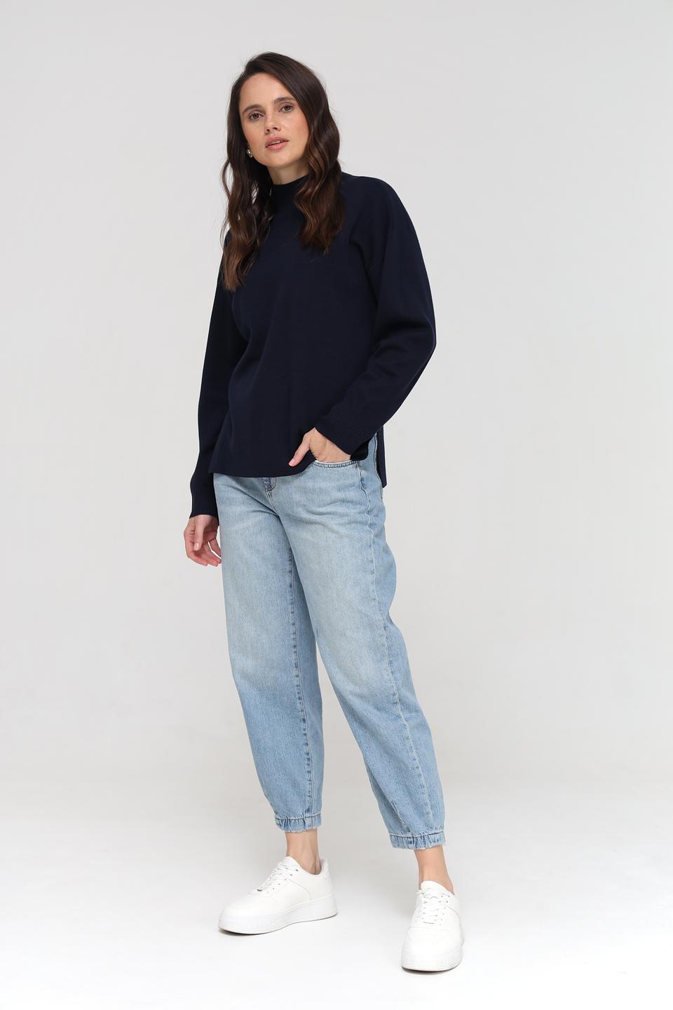 Джинсы Mom Fit Rich and Royal голубые