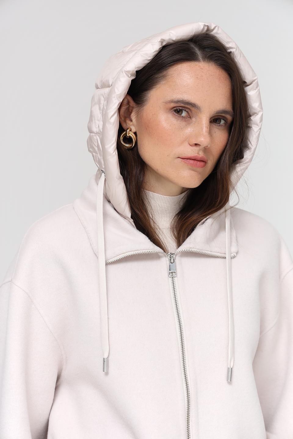 Куртка Milestone с мехом бежевая