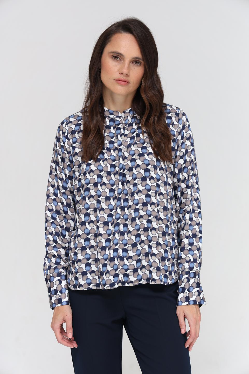Блуза Bugatti с принтом