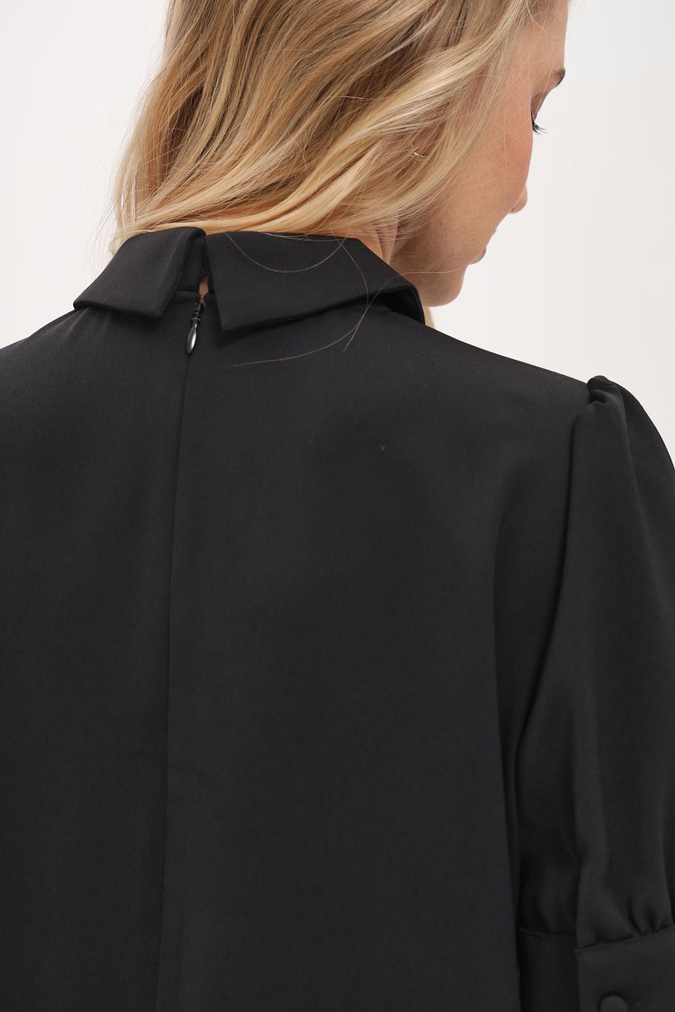 Платье Seidensticker чёрное с воротником